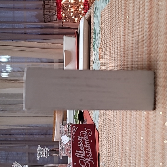 Merry Christmas Wooden Sign Leopard Buffalo Check, NWOT - Picture 3 of 6